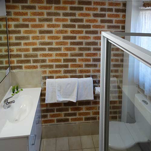 Shower room at the Palms West Wyalong